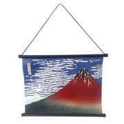 ＜和雑貨・和土産＞タペストリー　赤富士　No.303-116