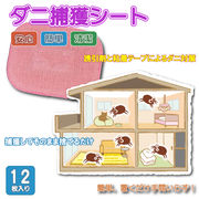 置くだけ簡単　ダニ捕獲シート　12枚入り