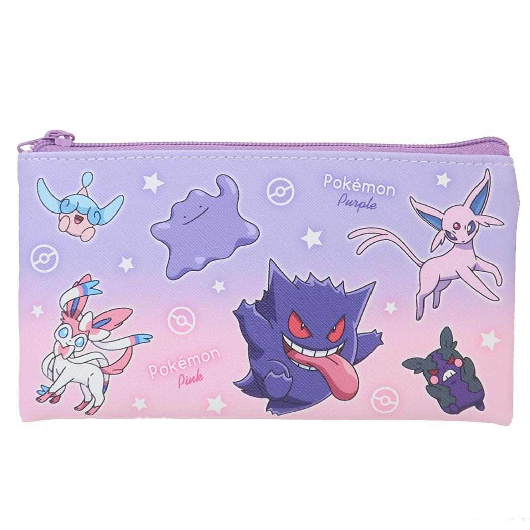 【ペンケース】ポケットモンスター フラットマルチポーチ グラデーション パープル&ピンク