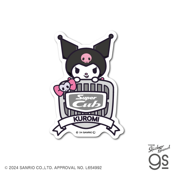 Super Cub×サンリオキャラクターズ ステッカー クロミ02 バイク