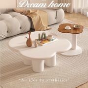 【日本倉庫即納】 北欧 ローテーブル リビングテーブル センターテーブル シンプル モダン カフェ風 四つ葉