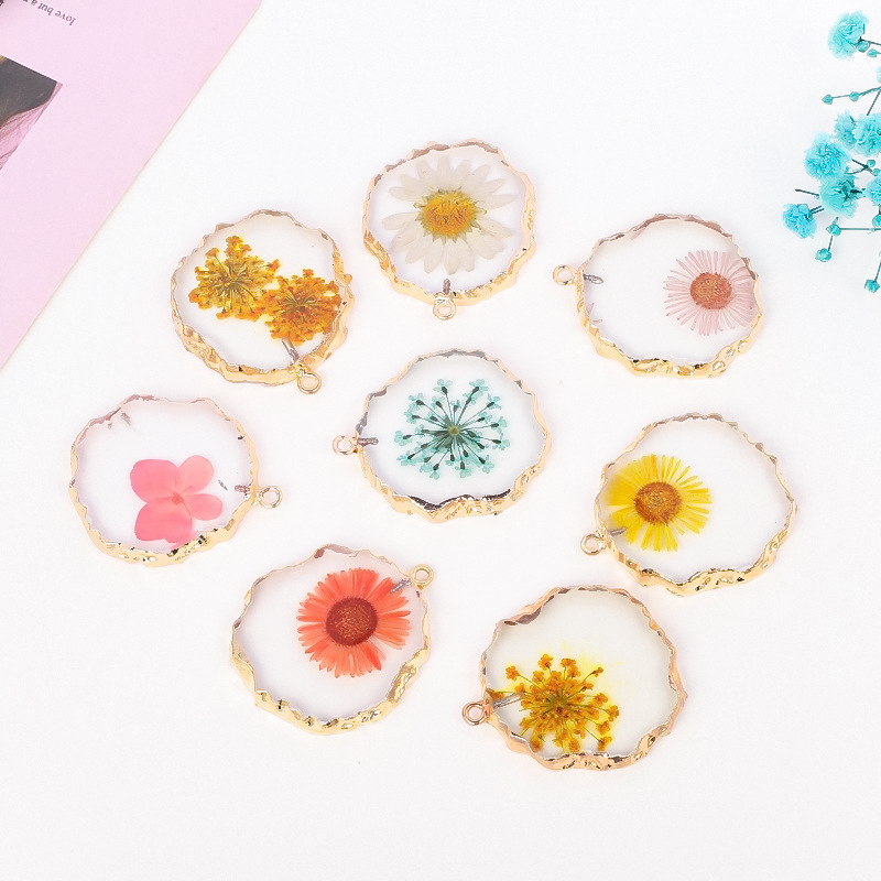 透明 クリア ビーズ レジンフラワー ハンドメイド アクリルパーツ 押し花チャーム アクセサリーパーツ
