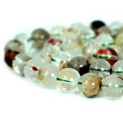 ガーデンクォーツMIX【丸玉】12mm【天然石 ビーズ パワーストーン】