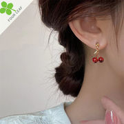 耳飾り さくらんぼ ピアス アクセサリー 上品 レディース 大人可愛い