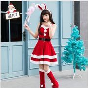 クリスマス衣装　レディース　コスプレ衣装　　サンタコスチューム　セット