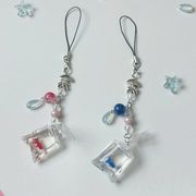 2色　金魚キーホルダー　キーチェーン　韓国ファッション　スマホチェーン　金魚雑貨