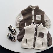 ★2024秋冬子供服★レトロ ゆったり 厚手 コート 韓国風子供服 トップス 防寒 温かい 男女兼用