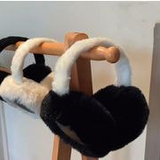 イヤーマフラー 耳当て イヤーマフ 起毛 フェイクファー 秋冬 保温 レディース小物