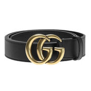 グッチ GUCCI メンズ ダブルG スリムベルト 414516 AP00T 1000 BLACK