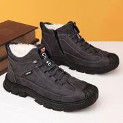 靴　男性用　冬用　グレー