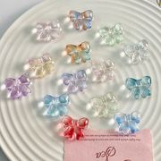 ビーズパーツ　15*17mm ガラスビーズ　穴あり　チェーンパーツ　手芸DIY アクセサリー材料　