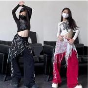 子供服  トップス Tシャツ ダンス衣装 演出服 ステージ 上下セット