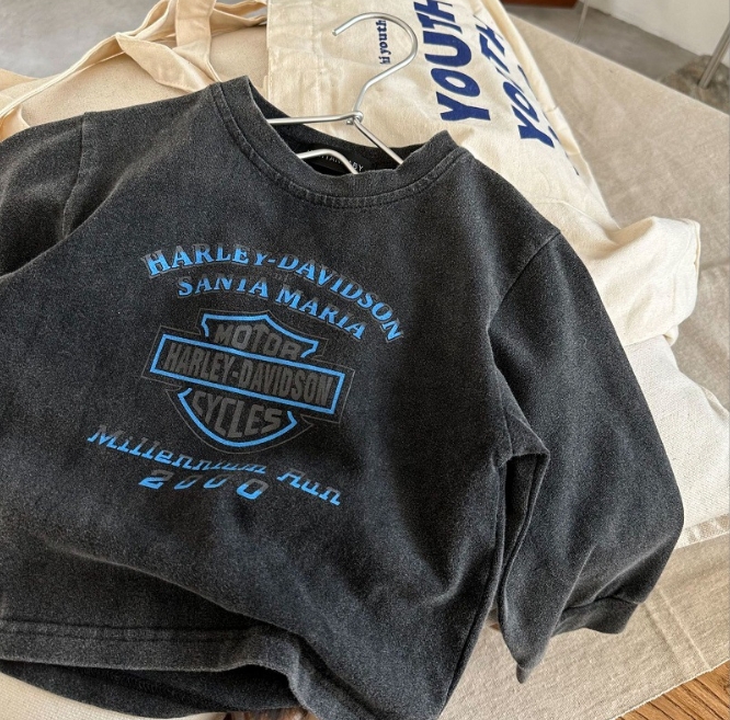 2025春新作 韓国風子供服トップス 長袖Tシャツ パーカー 80cm～140cm