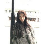 計算された美シルエット 韓国ファッション 毛皮の服 気質 キツネ毛 短いスタイル 毛皮コート 冬