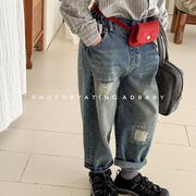 2025春新作 韓国風子供服 ジーパンスカート＆デニムロングパンツ 80-130cm