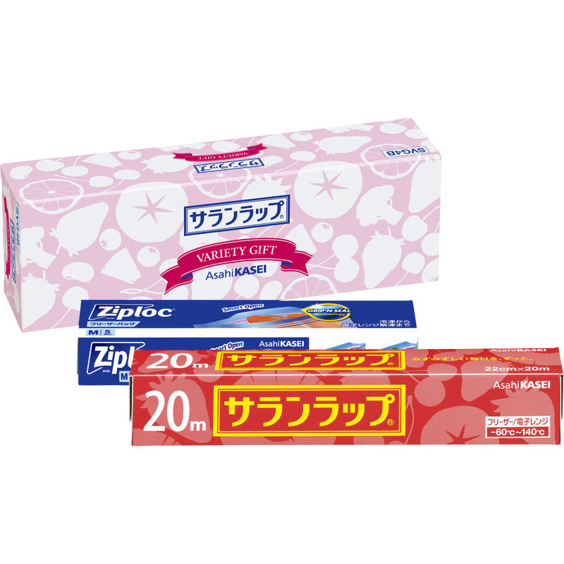 （4月より値上げ）旭化成 サランラップ バラエティギフト4 SVG4B