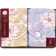 京都 洛中かすみ捺染 敷パッド2P KSG13200