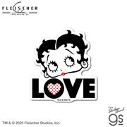 BETTY BOOP(TM) ダイカットステッカー LOVE01 ベティー ブープ(TM) アメリカ キャラクター グッズ BTY007