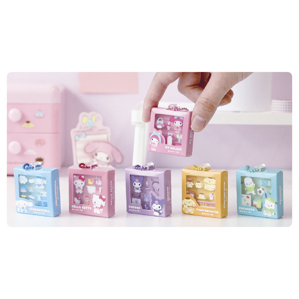 サンリオ　ミニチュアパッケージチャームコレクション　キティ　プリン　まとめ売り 8月入荷】SR-5546781PU サンリオ パッケージ風ミニチュア