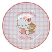 ハローキティ 染付カレー皿 チェック