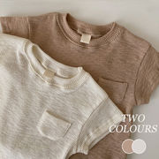 【KID】韓国風子供服　ベビー服　半袖ロンパース　半袖Ｔシャツ　パンツ　無地