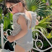 【2025夏新作】韓国風子供服 キッズ水着 女の子 ベビー 子供用 オールインワン　連体水着