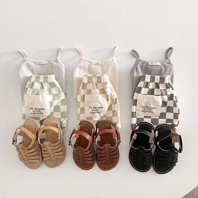 【2025夏】韓国風子供服 ベビー服 キッズ 男女兼用 おしゃれ キャミソールOR短パン