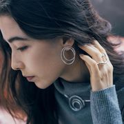 【Nothing And Others/ナッシングアンドアザーズ】Rolling Line Pierce / ローリングラインピアス