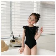 韓国風子供水着 キッズ 女の子 ベビー 子供用 オールインワン　連体水着 uvカット キッズ水着