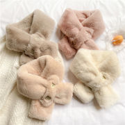 【冬服】韓国風レディース服 レディース  ロング　温かい　もこもこマフラー