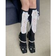 靴下 ソックス ハイソックス フットウェア レッグウェア レース レディース