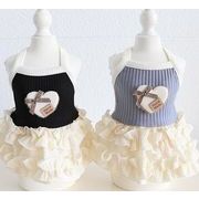 新作 ペット服犬服  犬服 ネコ雑貨   猫犬兼用  ペット用品  ワンピース小型犬服2色