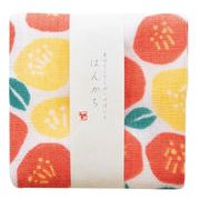 日本製 がーぜはんかち 『舞椿』 ハンカチ プチギフト