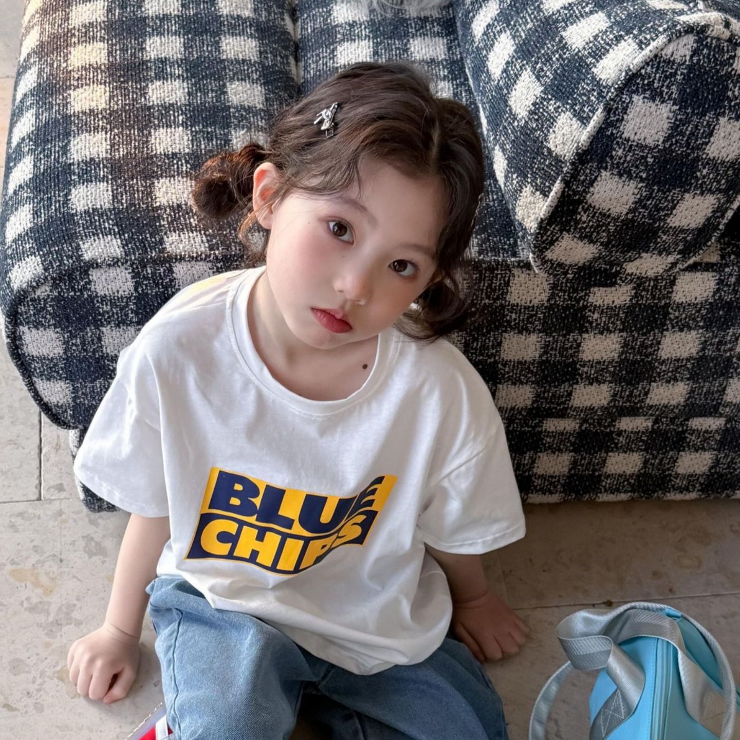 子供服 90~150cm キッズTシャツ ロゴT 半袖 韓国キッズ服