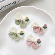 蝶結び デコパーツ 生地 パッチ 刺繍アップリケDIY ヘアアクセサリーバッグ装飾 貼り付けパーツ