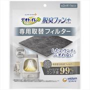 デオトイレ脱臭ファン＋専用取替フィルター  【 ペット用品 】