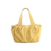 定番　人気商品【COOCO】ポケットたっぷり無地トートバッグ 通勤 通学