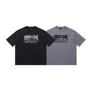 メンズ ビンテージ風 半袖Tシャツ 男女兼用 ストリート系 トップス 春夏 2025新作★全2色