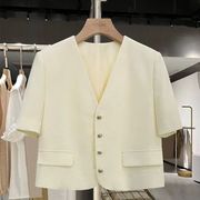 夏新作レディース・ファッション・半袖・上着・トップス・スーツ・S ～XL 2色