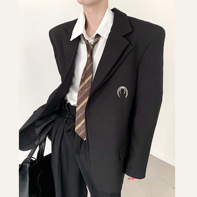 韓国系メンズスエードジャケット アウター カジュアル 3色 a245 SINGLE-BREASTED SUEDE JACKET シングルブレストスエード