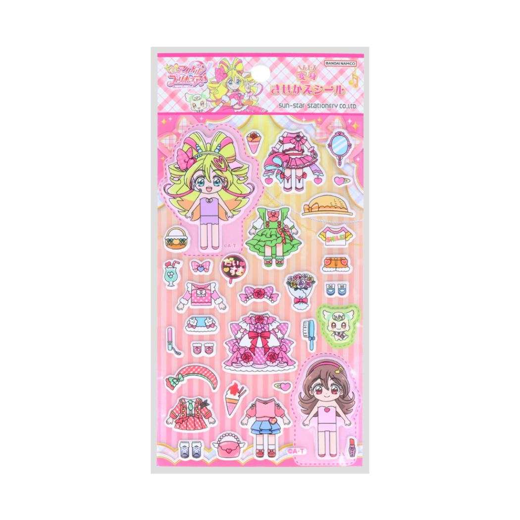 【シール】キミとアイドルプリキュア 変身きせかえシール A柄