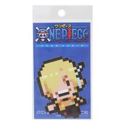 【ステッカー】ワンピース ビニールステッカー ピクセル サンジ エッグヘッドver