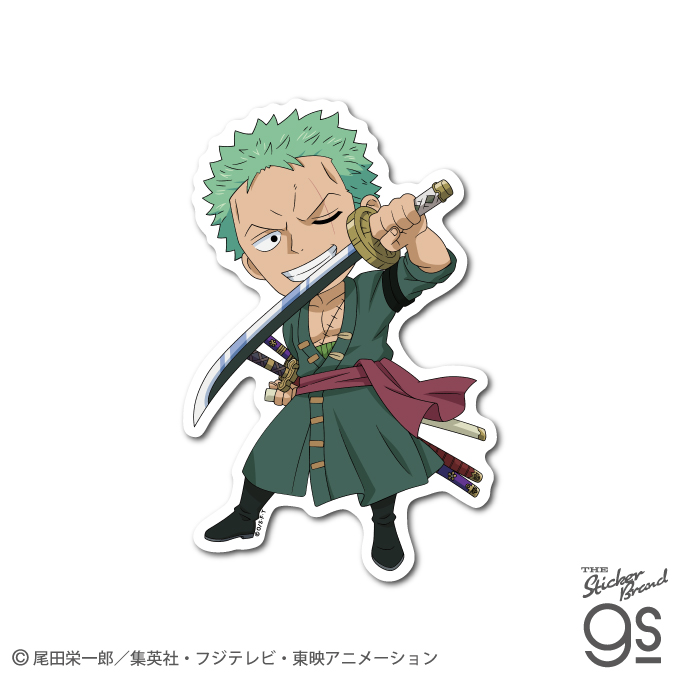 ワンピース ゾロ SD キャラクター ダイカットステッカー ONE PIECE