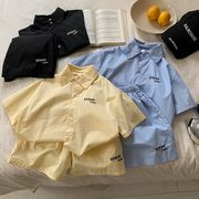 男の子ピンクシャツセット 夏用