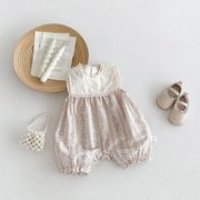 FLM☆夏新作 ins風 ノースリーブ 花柄ロンパース 0?2歳 ベビー服 超キュートデザイン