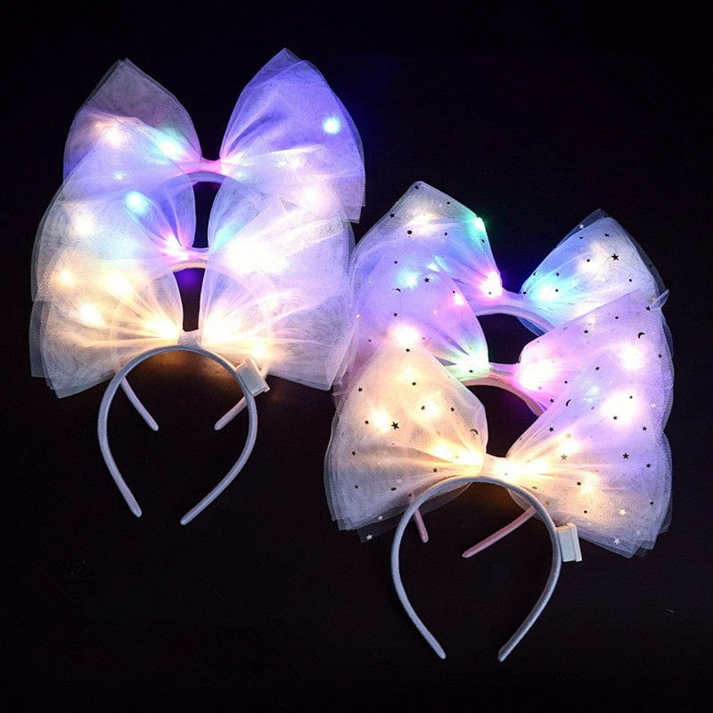 2025人気新品!☆髪飾り☆ヘアアクセサリー☆光るカチューシャ