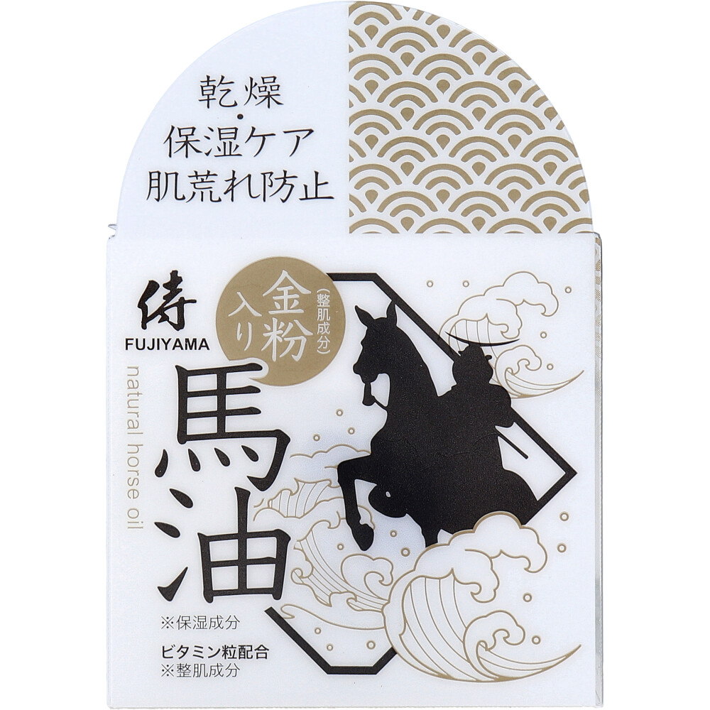 [8月26日まで特価]侍FUJIYAMA 金粉入り 馬油クリーム 60g