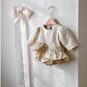 2025夏新作 韓国子供服 子供服 ベビー服  キッズ服 ロンパース 2色 66~90CM