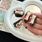 かわいい 子供のヘアピン ハートの骨の楕円形のヘアピン 女性用ヘアアクセサリー
