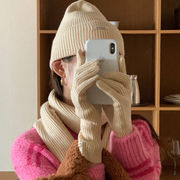 2024★レディース★マフラー★帽子★手袋★3点セット